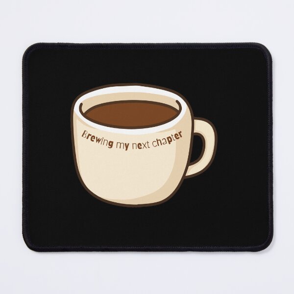Item preview, brewing my next chapter coffee manifestation new beginning quote aesthetic gift mindset tee designed and sold by THE JAVE STUDIOS.