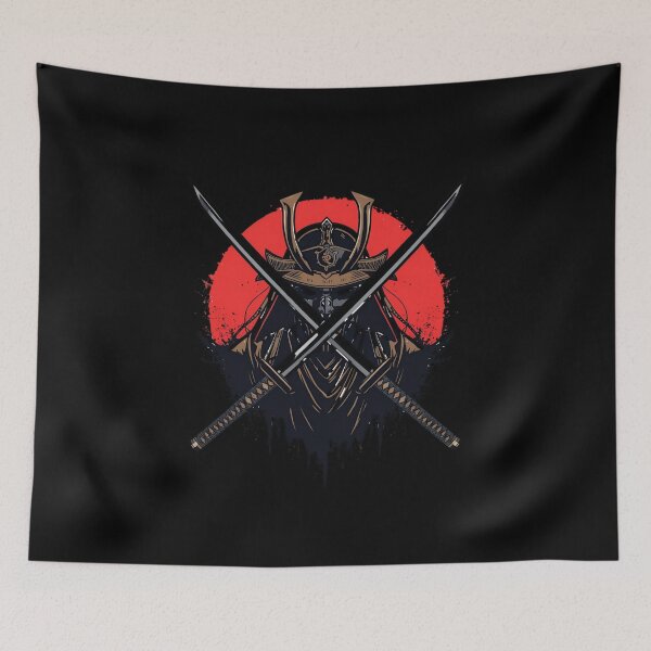 Item preview, Katana and Samurai slicing through a corporate logo 5 designed and sold by Neon G.