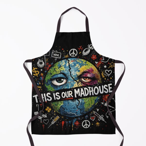 Item preview, This Is Our Madhouse – Graffiti World Protest Art | Political Street Art Design designed and sold by FunkyVista.