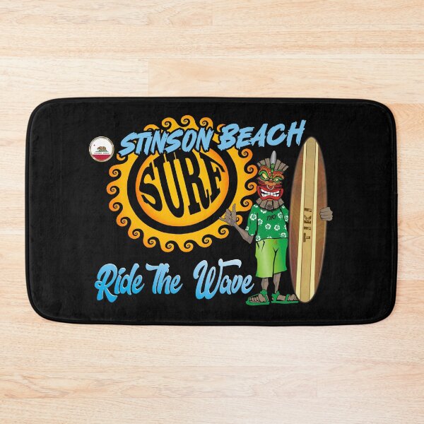 Item preview, Stinson Beach California Tiki Surfer vintage surfboard designed and sold by studioss76.