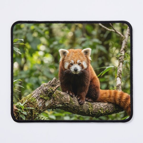 Item preview, Red panda on a branch designed and sold by Malisa345.