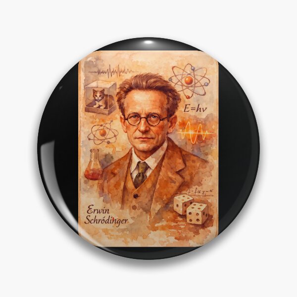Item preview, Erwin Schrödinger designed and sold by Sarcastic designs.