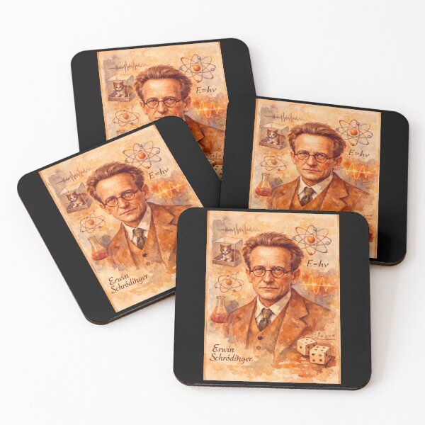 Item preview, Erwin Schrödinger designed and sold by Sarcastic designs.