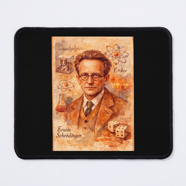 Item preview, Erwin Schrödinger designed and sold by Sarcastic designs.