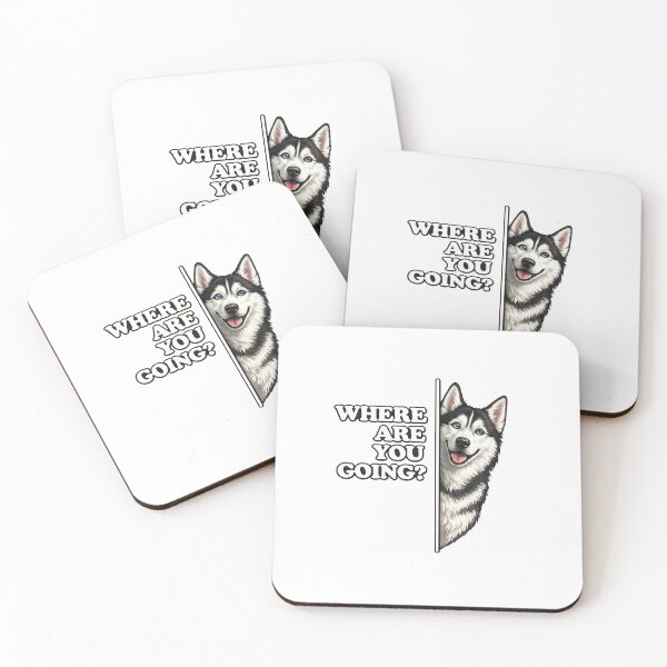 Item preview, Where are You Going Funny Siberian Husky Dog Lover  designed and sold by first-shirt ⭐ ⭐ ⭐ ⭐ ⭐.