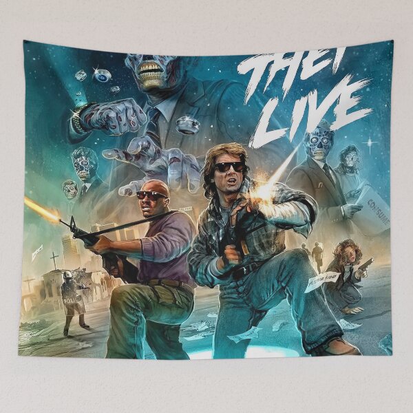 Item preview, They Live, John carpenter, horror designed and sold by edwinrodriguez.
