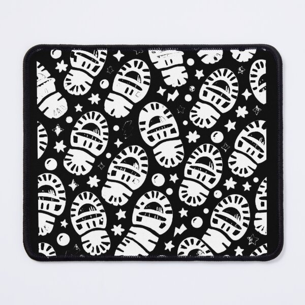 Item preview, Copy of Copy of Luffy's boot prints, repeating pattern (negative ver) designed and sold by Moonshroomarts.