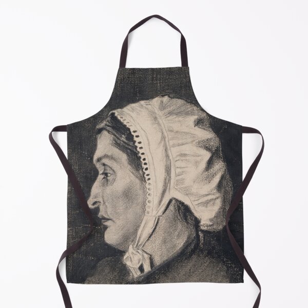 Item preview, Head of a Woman by Vincent van Gogh: Post Impressionist Portrait Study designed and sold by artofuniverse.