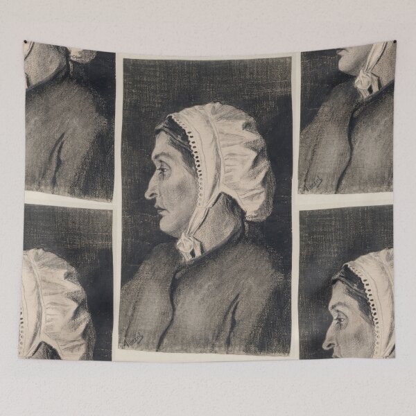 Item preview, Head of a Woman by Vincent van Gogh: Post Impressionist Portrait Study designed and sold by artofuniverse.