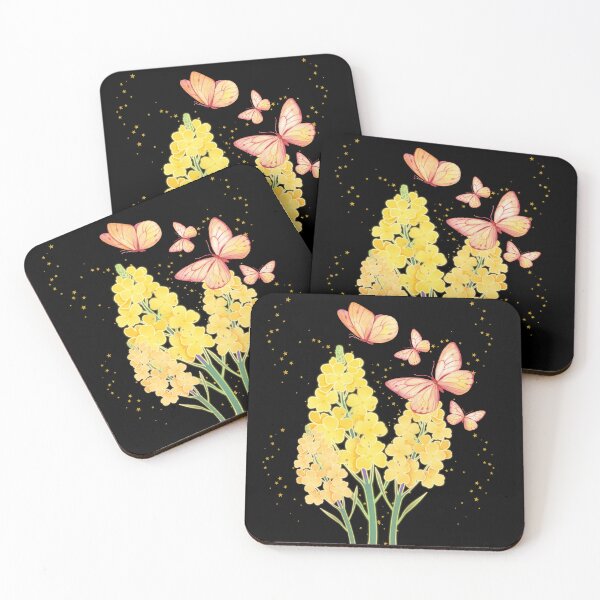 Item preview, Yellow Flowers And Butterflies. designed and sold by Dinasshop.