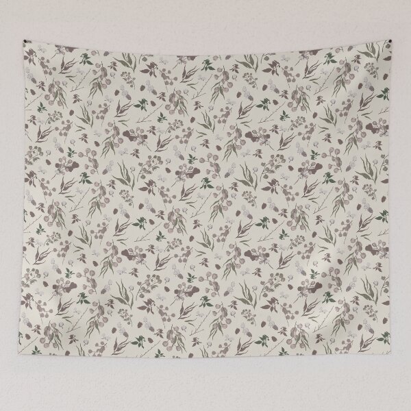 Item preview, Warm Parchment Botanical Pattern – Soft Neutral Cottagecore Design designed and sold by akneeland603.