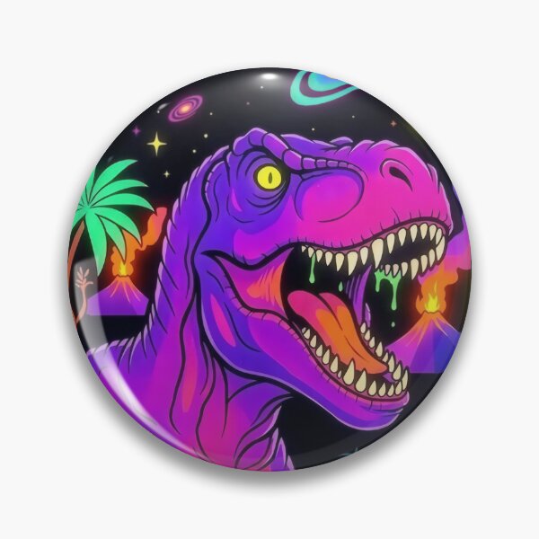 Item preview, Blacklight Poster | Purple T-Rex designed and sold by CMY Designs.