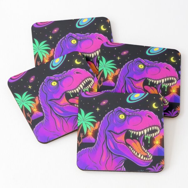 Item preview, Blacklight Poster | Purple T-Rex designed and sold by CMY Designs.