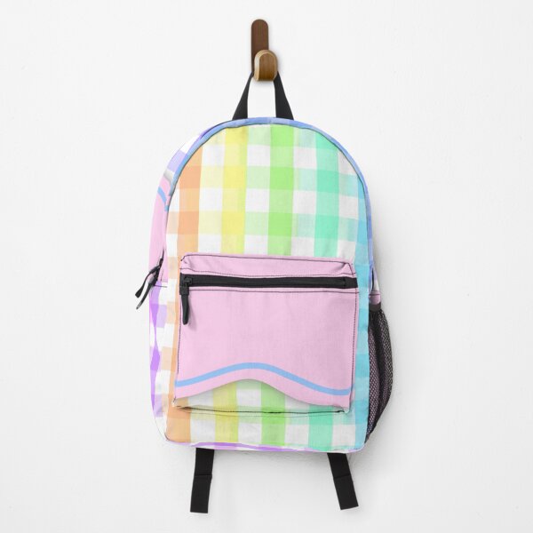 Item preview, Pastel Rainbow Gingham Pattern - Sweet Scalloped Ice Cream Aesthetic designed and sold by SolutionsArt.