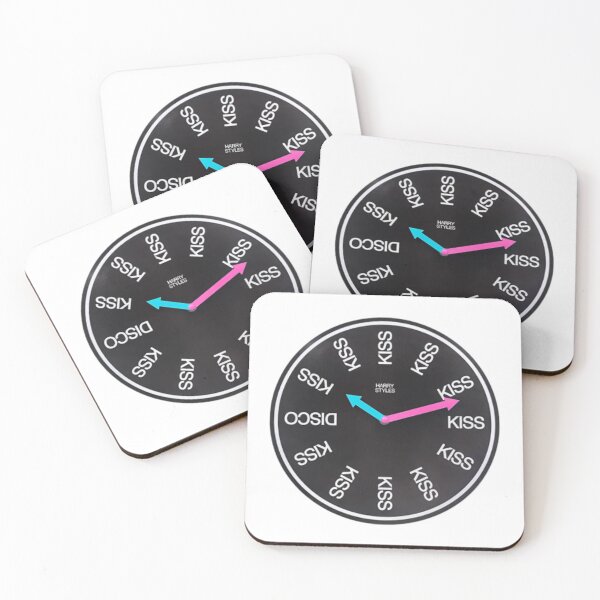 Item preview, Kiss All The Time Clock - Disco Occasionally Decor - Retro 2026 Tour Aesthetic designed and sold by JLMWorks.