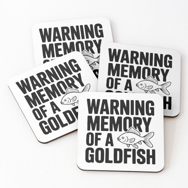 Item preview, Warning Memory of a Goldfish designed and sold by Frank Ring.
