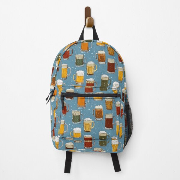 Item preview, Hand-Drawn Beer Mugs Pattern Craft Beer Drinker designed and sold by NicolasGlowArt.