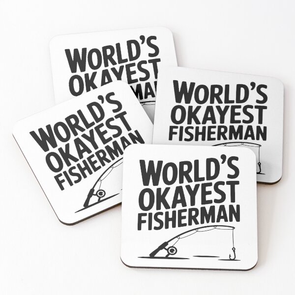 Item preview, World's Okayest Fisherman designed and sold by Frank Ring.