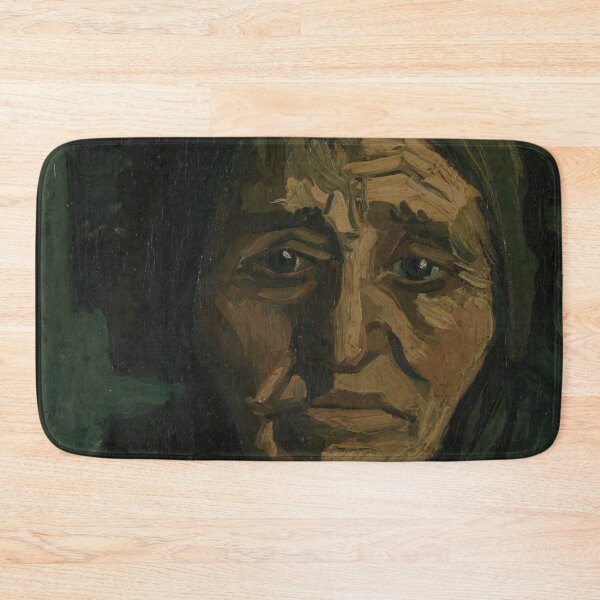 Item preview, Head of a Woman by Vincent van Gogh: Post Impressionist Portrait Print designed and sold by artofuniverse.