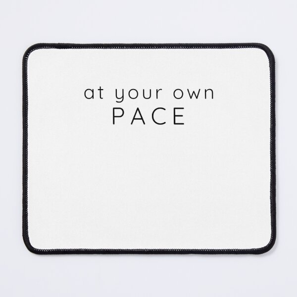 Item preview, At Your Own Pace – Minimal Motivational Typography Design designed and sold by Stillpath Co..