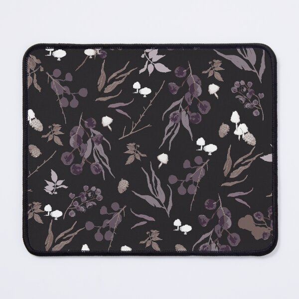 Item preview, Dark Neutral Botanical – Modern Cottagecore Woodland Pattern designed and sold by akneeland603.
