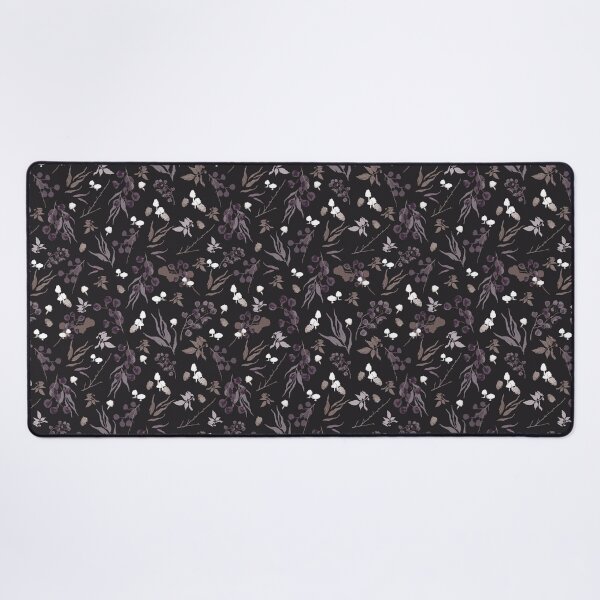 Item preview, Dark Neutral Botanical – Modern Cottagecore Woodland Pattern designed and sold by akneeland603.