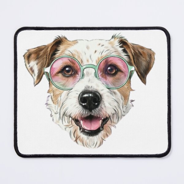 Item preview, Jack Russell Terrier Dog in Pink Sunglasses Summer designed and sold by Prints by Mat.