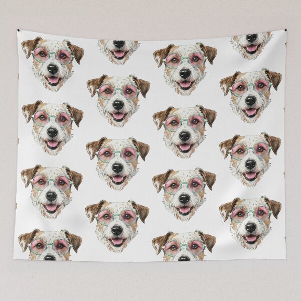 Item preview, Jack Russell Terrier Dog in Pink Sunglasses Summer designed and sold by Prints by Mat.