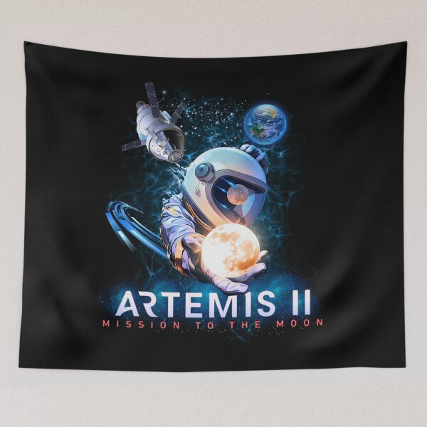 Item preview,  Artemis II Reaching for the Moon designed and sold by Tripp Art Studio.