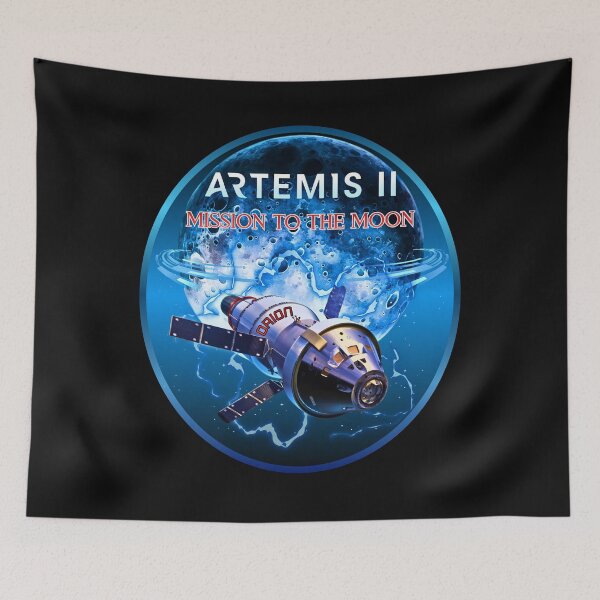 Item preview,    Artemis II Mission to the Moon Orion Spacecraft designed and sold by Tripp Art Studio.