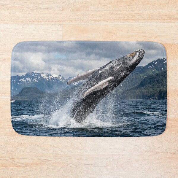 Item preview, Whale leaping out of the water. designed and sold by Malisa345.