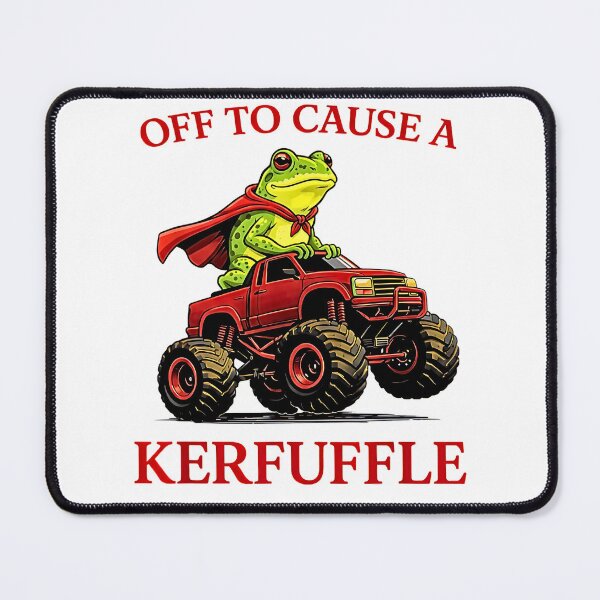 Item preview, Off to Cause a Kerfuffle Frog, Funny Weirdcore Sayings, Meme designed and sold by FerminVigo.