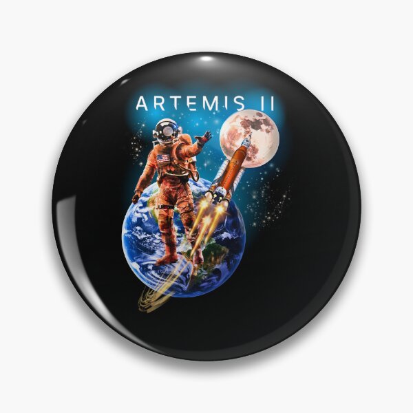 Artikelvorschau, Artemis II – Zum Mond und darüber hinaus entworfen und verkauft von Tripp Art Studio.