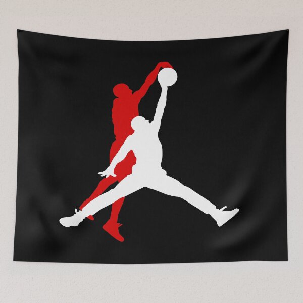 Item preview, Air Jordan Jumpman blocked by Kobe Bryant - Logo Mashup Parody designed and sold by ZERO-MIND.