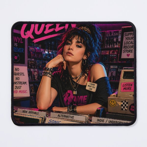 Item preview, Record Store Queen designed and sold by HarlemHustle.