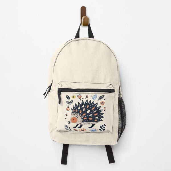 Item preview, Scandinavian Folk Art, Floral Hedgehog  designed and sold by xiao xuans.