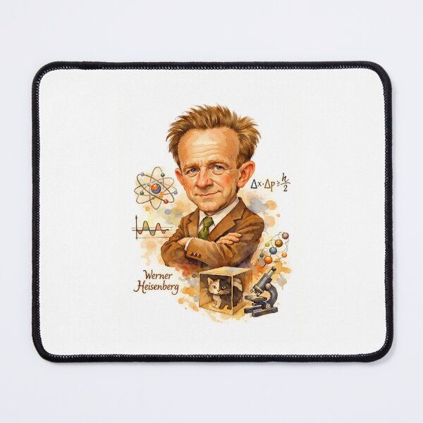 Item preview, Werner Heisenberg designed and sold by Sarcastic designs.