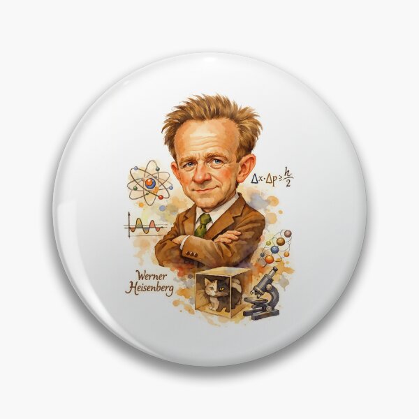 Artikelvorschau, Werner Heisenberg entworfen und verkauft von Sarcastic designs.