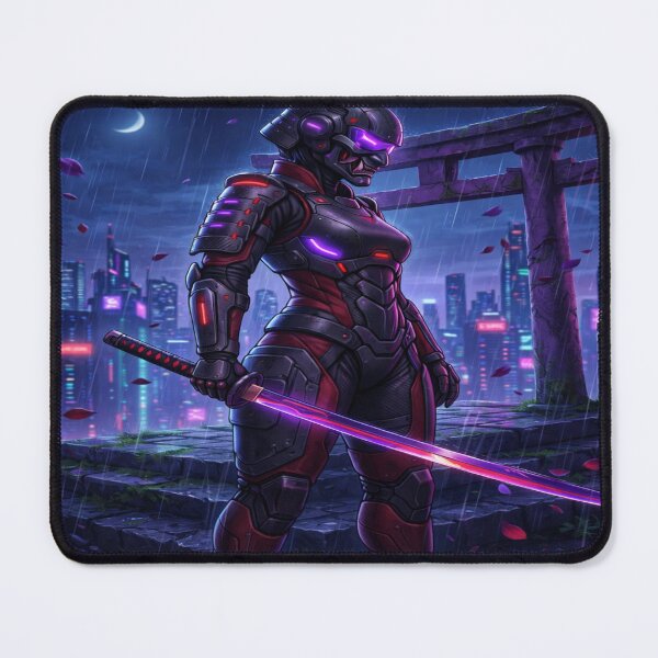 Item preview, ? Vamp Romantic Cyber-Samurai | Dark Futuristic Warrior designed and sold by SSVSTICKERS.