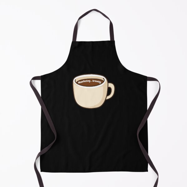Item preview, manifesting brewing coffee manifestation quote law of attraction gift mindset tee mug designed and sold by THE JAVE STUDIOS.