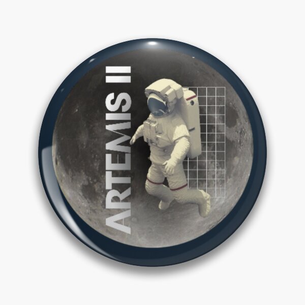 Item preview, Artemis II — Back to the Moon Copy Moon Joy Rocket Emblem designed and sold by Yasmine Mohammed.