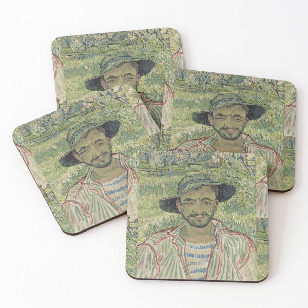 Item preview, Il Giardiniere by Vincent van Gogh: Post Impressionist Portrait Poster designed and sold by artofuniverse.