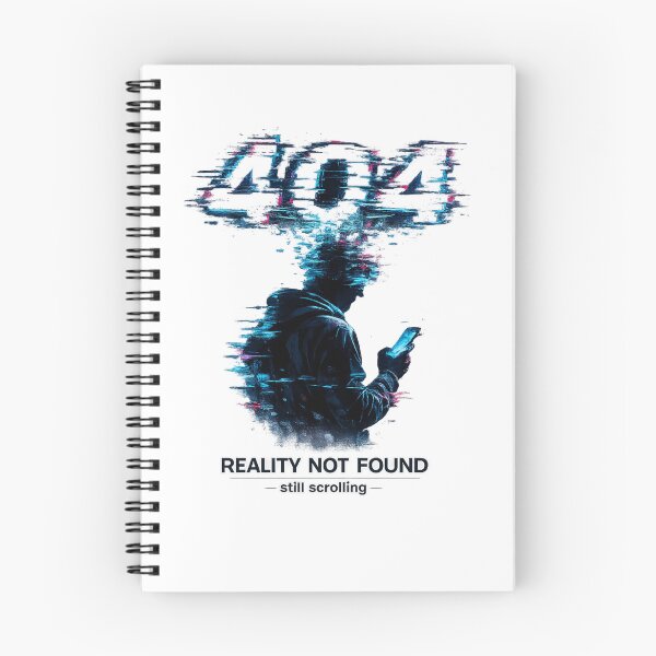Item preview, 404 Reality Not Found – Glitch Aesthetic  designed and sold by NAJURE.