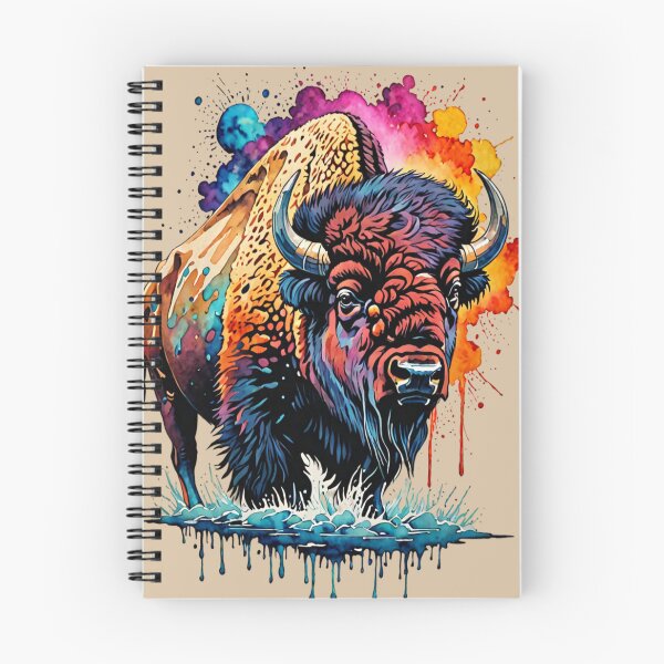 Aperçu de l'œuvre Tatouage de bison Un créée et vendue par Ayros Design .