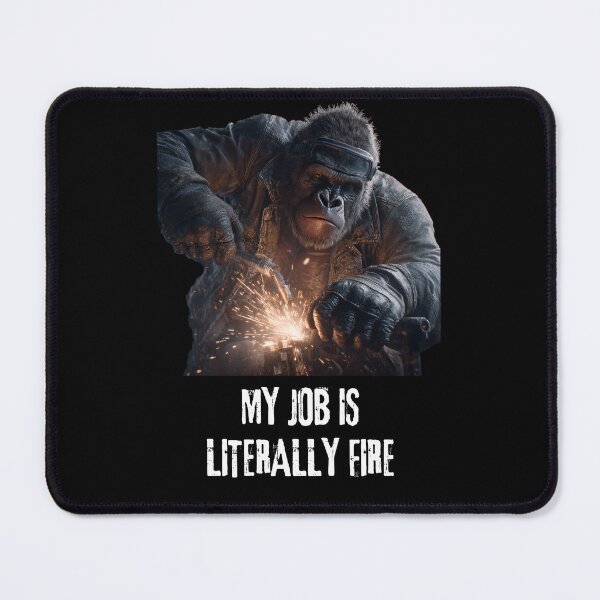 Item preview, Funny Welding Gifts - My Job Is Literally Fire - Welder Humor Gift designed and sold by Jacob Zubek.