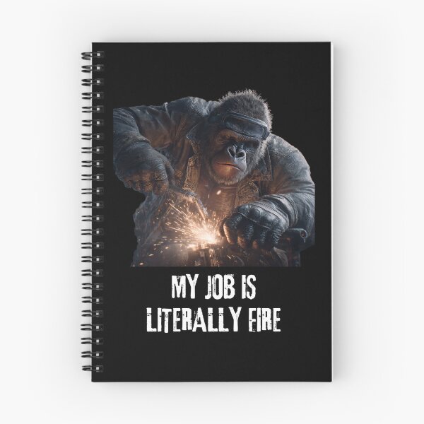 Item preview, Funny Welding Gifts - My Job Is Literally Fire - Welder Humor Gift designed and sold by ZubekStudio.