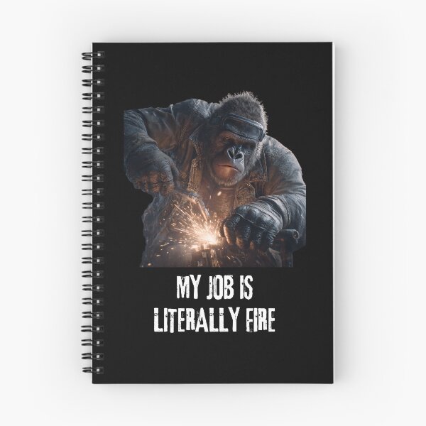 Item preview, Funny Welding Gifts - My Job Is Literally Fire - Welder Humor Gift designed and sold by ZubekStudio.