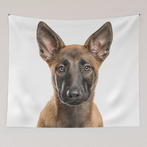 Item preview, Adorable Belgian Malinois Pup for Cute Belgian Shepherd puppy lovers designed and sold by LazyOwlStore.