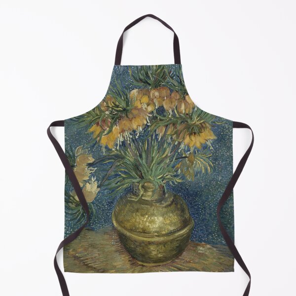 Item preview, Imperial Fritillaries in a Copper Vase by Vincent van Gogh: Vibrant Floral Still Life designed and sold by artofuniverse.