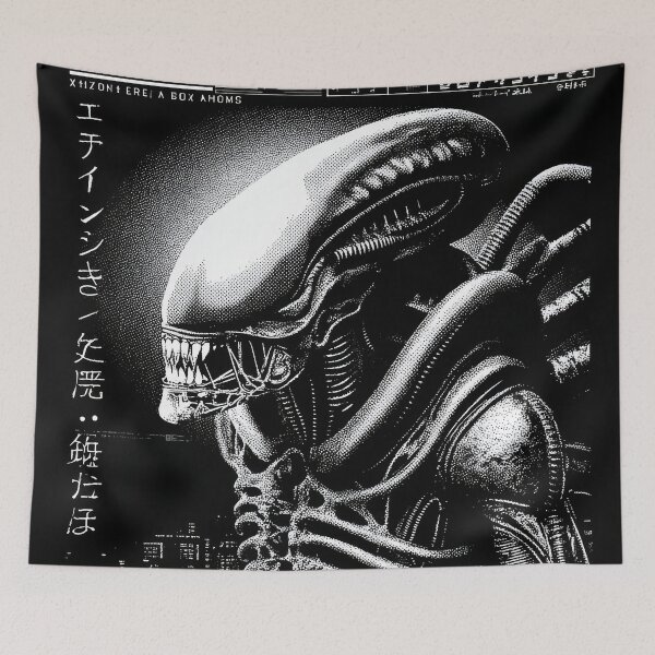 Item preview, Xenomorph Noir Poster designed and sold by AnimeArsenalPrints.